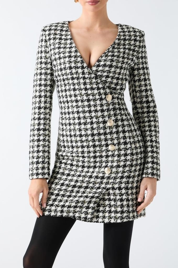 GUESS Sevilla Dress Jet Black Multi Größe: 36 | Minikleider Outlet | Damen | Schwarz
