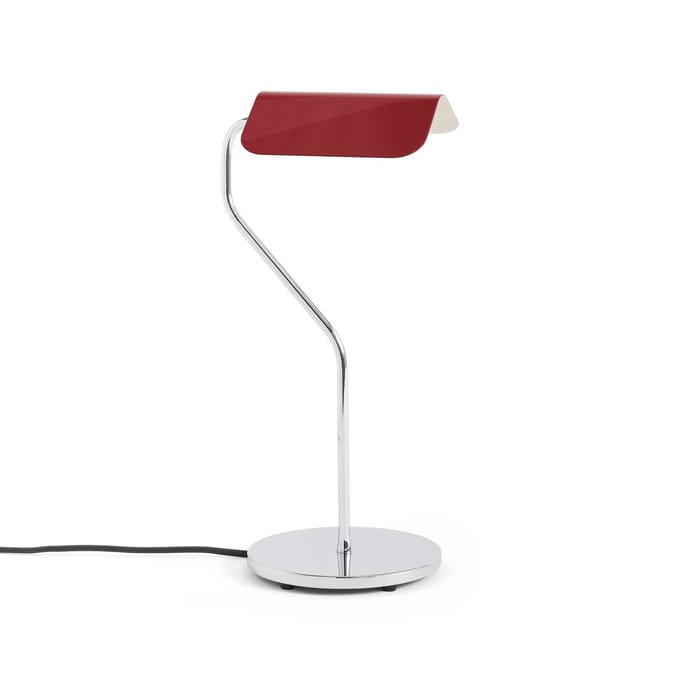 HAY tafellamp Apex, rood, hoogte 38 cm, E14, staal
