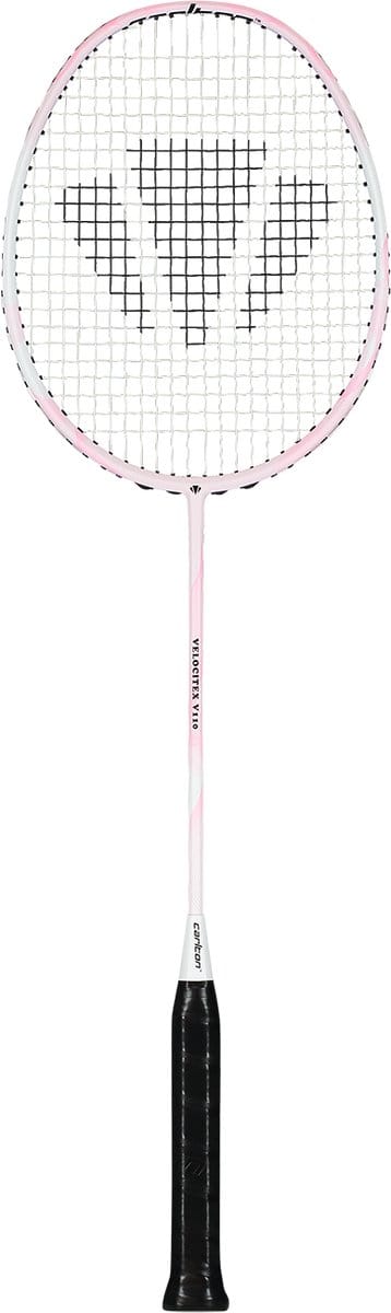 Carlton- Velocitex V110- White/Light Pink- Badminton racket