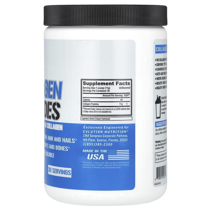 Collageen Peptiden, Ongezoet, 330G (11.64Oz)