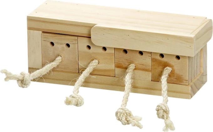 Konijnenspeelgoed Brain Train 4 Blokken - Hout