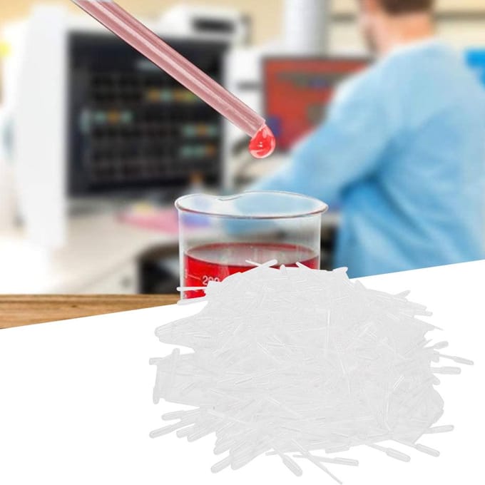 1000 stuks Wegwerp Transfer Pipetten Plastic Make-up Gekalibreerde Druppelaar Oogdruppelaar gray