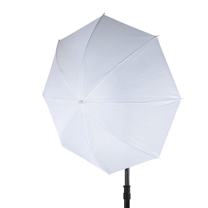 Parapluie souple blanc translucide de 33 pouces pour diffuseur de lumière flash de studio de photographie Softlight white