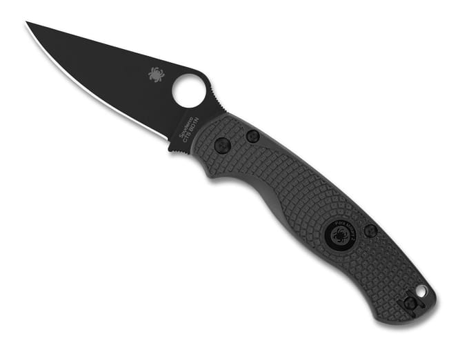 Spyderco Para Military 2 Black Lightweight Black Blade PE – Iconisch Design In Ultralichte Uitvoering