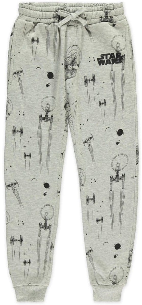 Disney Star Wars - Space Vehicles Kinder joggingbroek - Kids 158 - Grijs