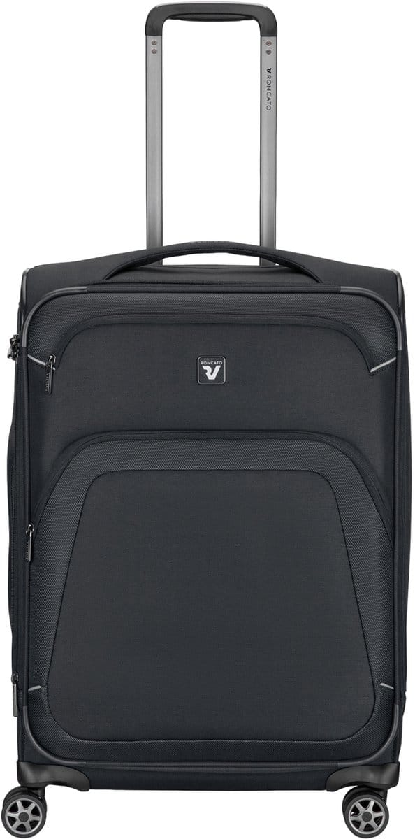Roncato Gateway 4 Wheel Trolley 78 Expandable black