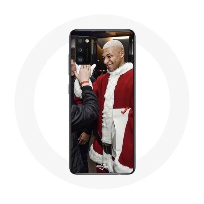 Coque pour Oppo A16 Mbappé Foot Joyeux noël