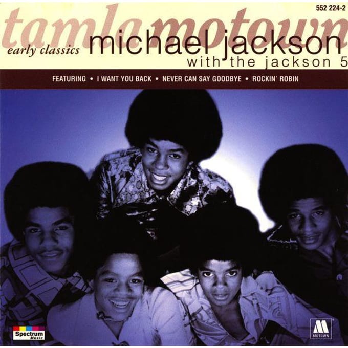 CD MICHAEL JACKSON, THE JACKSON 5 - Early Classics 5522242 Spectrum Music, 1996 VK & Frank Soul/Funk Gebruikt