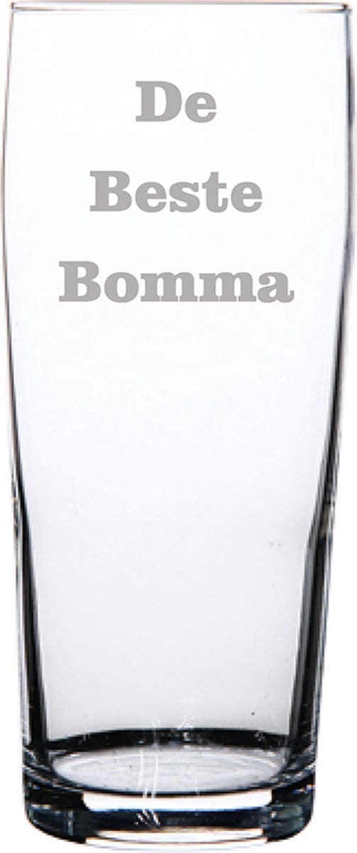 Bierfluitje gegraveerd - 19cl - De Beste Bomma