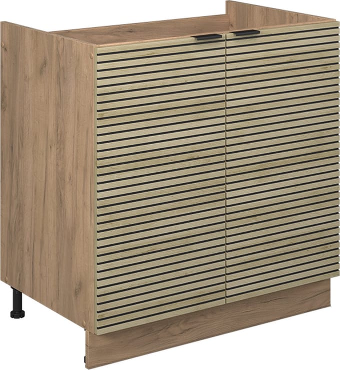 Vicco Fame-Line Gootsteenonderkast – 80 cm, WB Eik Eiken paneel