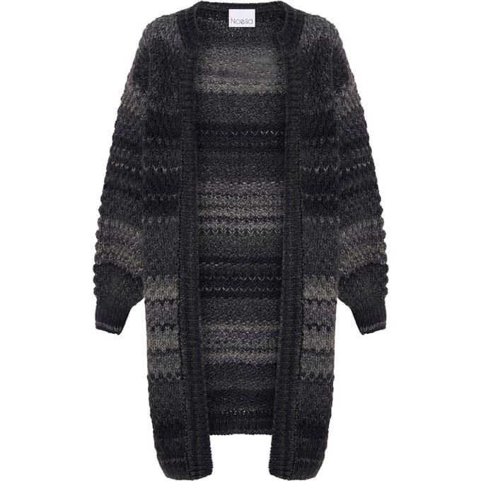 Gio gebreide cardigan in zwart