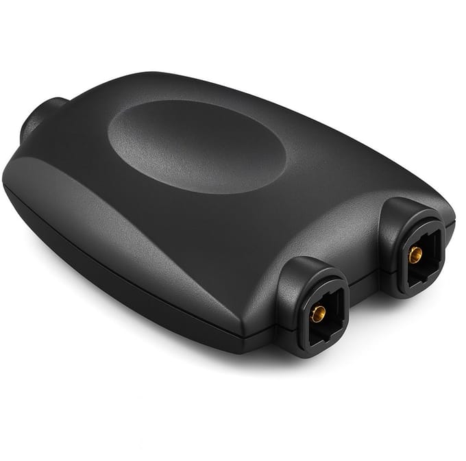 Optische splitter - Toslink female - Zwart - Allteq