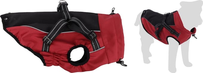 Flamingo Hondenjas Dexter Rood 55cm
