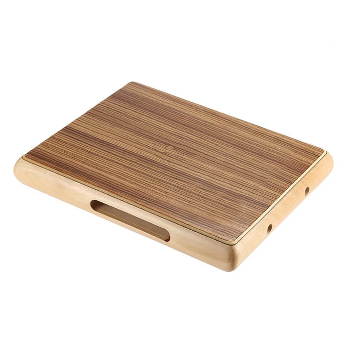 Compacte reiscajon plat handtrommel persussie-instrument 31,5 * 24,5 * 4,5 cm