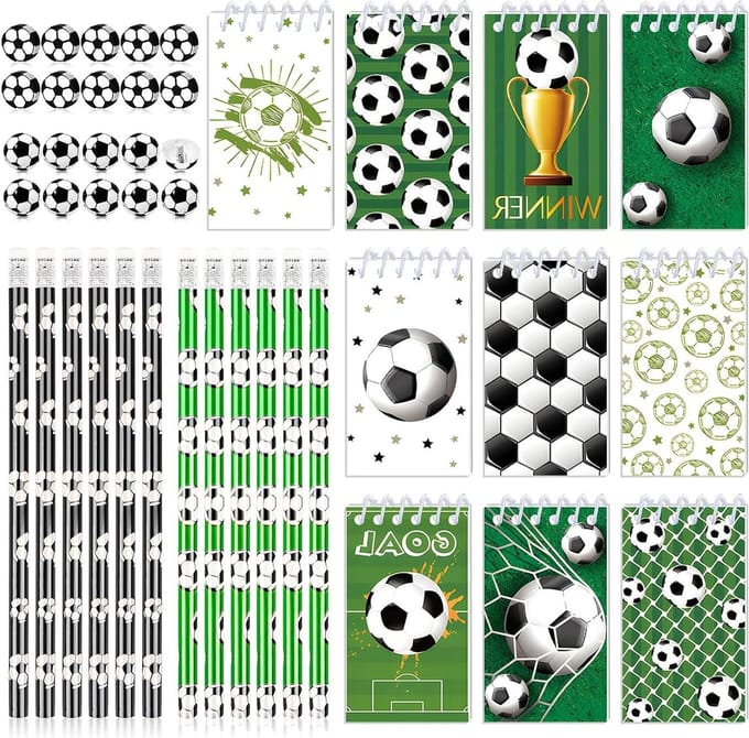 Solidchoice - Voetbal Verjaardag Stationery Set voor Kinderen