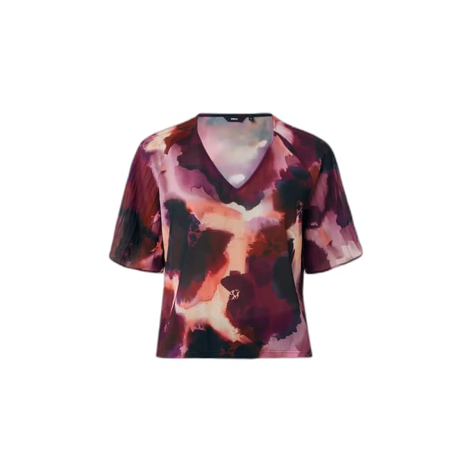 V-hals Blouse voor dames Mexx Waterflower