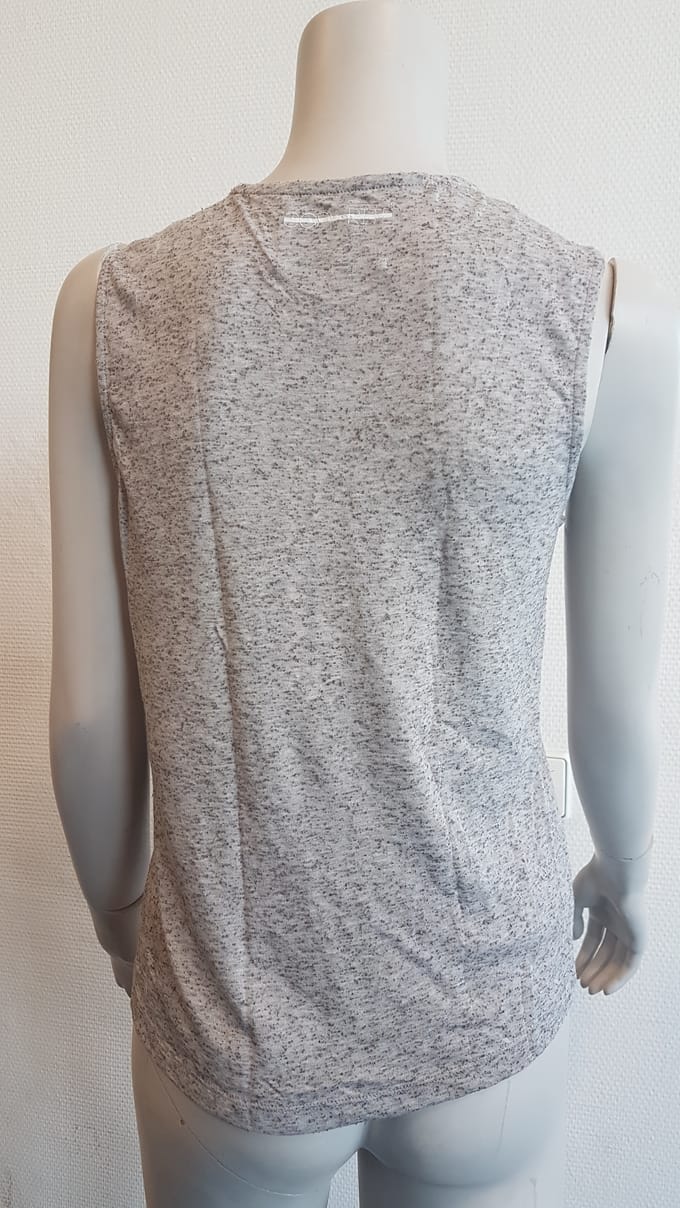 Copy Rite - mouwloos shirt - grey dot - S
