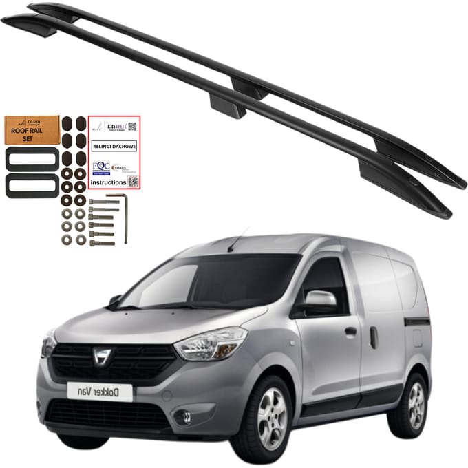 Dakrails Dacia Dokker Vanaf 20132020 Renault Express Vanaf 2021 Zwart