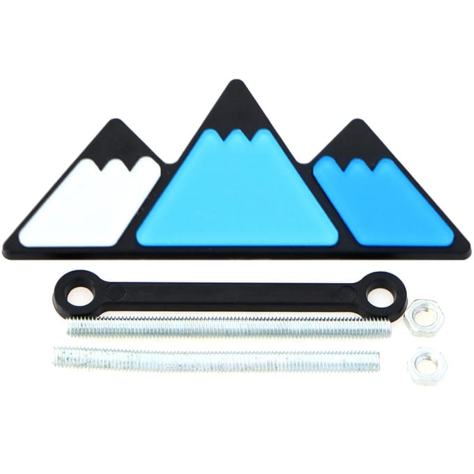 Badge de calandre, étiquette de décoration de remplacement pour 4Runner Tundra Sequoia Rav4 Highlander bleu