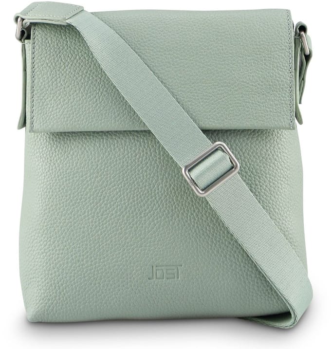 JOST Leren schoudertas Vika Crossbody Bag Lagoon mintgroen