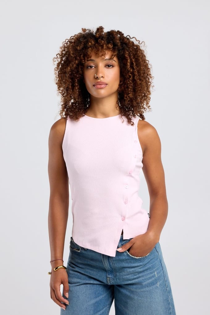 America Today Gabria Light Pink Größe: S | Tanktops Outlet | Damen | Rosa
