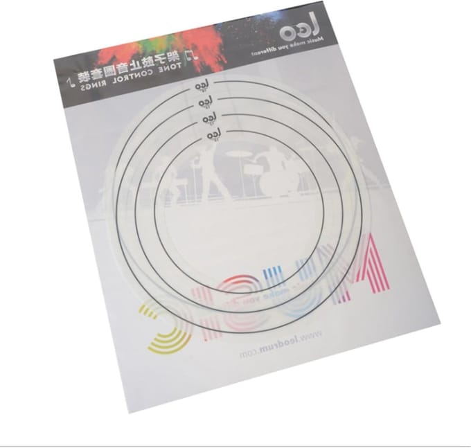 Drum Dempers Ringen - Drum Demper Set - Stil Drummen - Efficiënte Ruisdemping - 4 Stuks - Wit