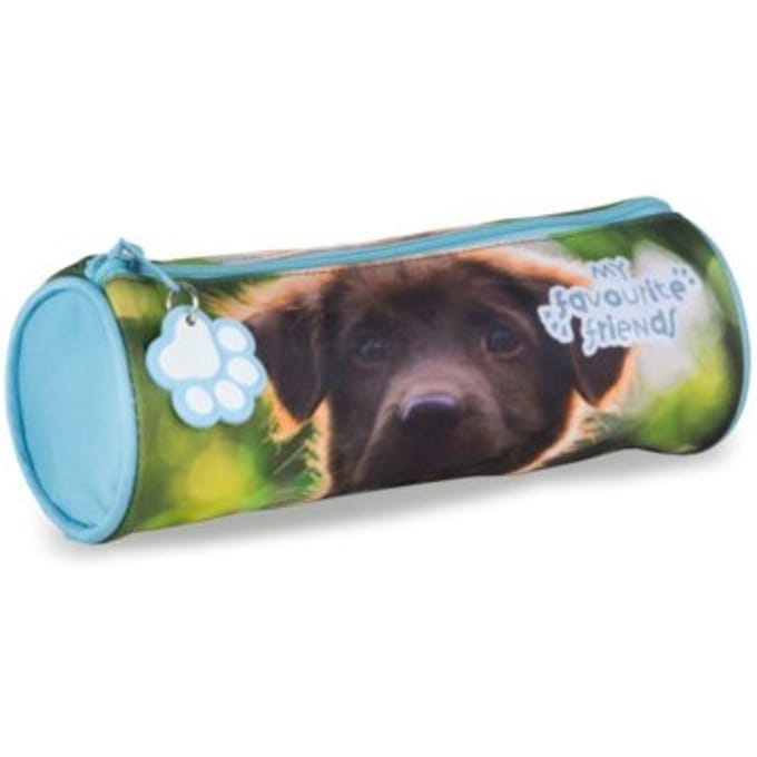 Lannoo Graphics - MY FAVOURITE FRIENDS ETUI ROND 23CM BLUE / DOG