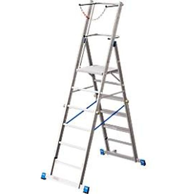 Telescopische platformladder Krause, 6-8 sporten