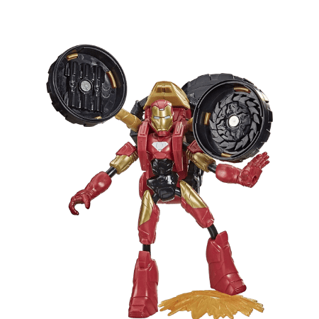 Rider Iron Man - Avengers Bend And Flex - Speelfiguur 15cm