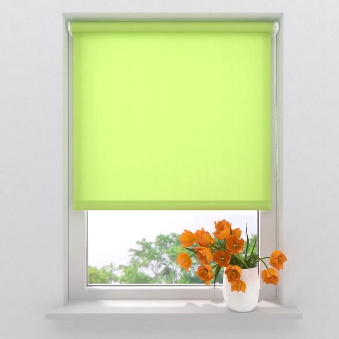 Rolgordijn Easy Mini - Lichtdoorlatend - Green - 90x210