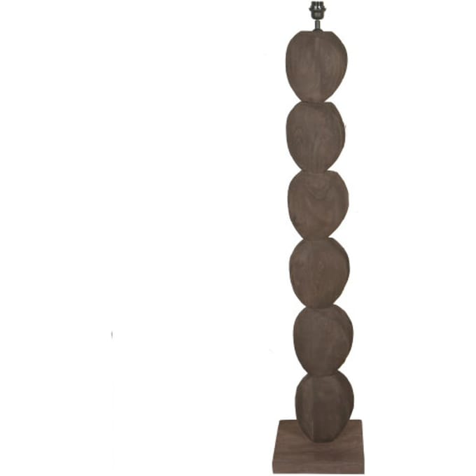 PTMD Staande Lamp Kodey - 30x30x140 cm - Hout - Bruin