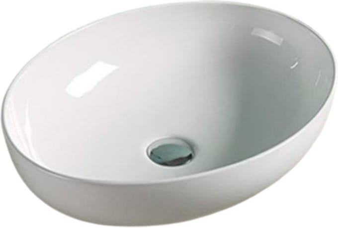 Aprosini-Waskom-Sanimex Design-Keramiek-Hoogglans-Wit