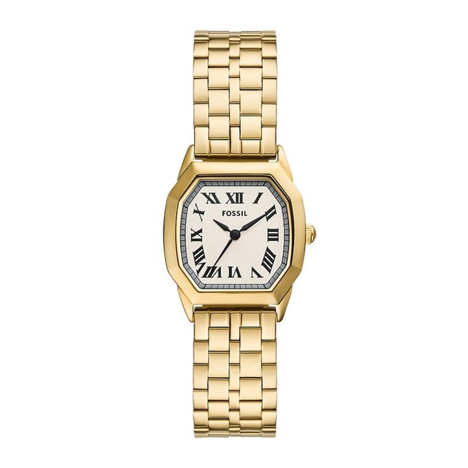 Fossil ES5361 Harlow Dames Horloge - Goudkleurig