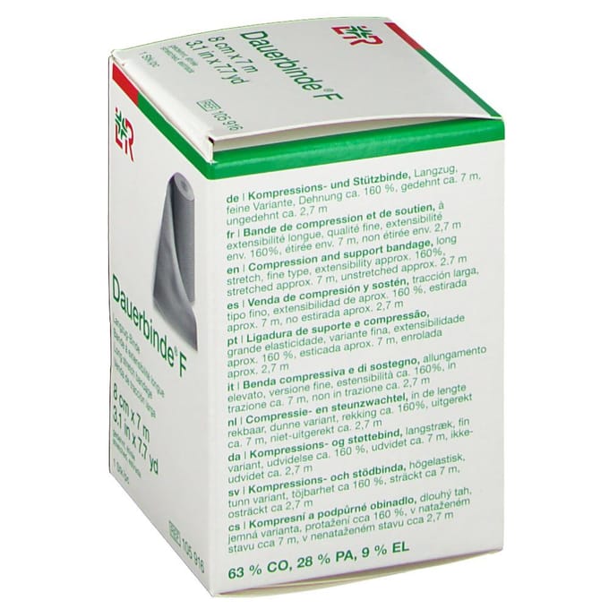 Lohmann & Rauscher Dauerbinde F 8cmx7m 105916 1 Verband