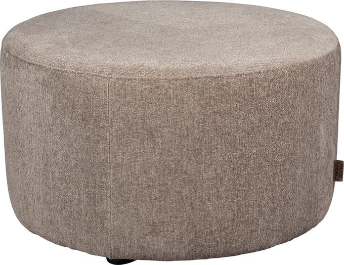 Dutchbone Rocca Poef Cappuccino