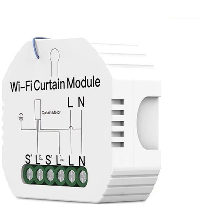 Wifi Rolluikmodule – Bediening via App, Alexa & Google Home – Geen Hub Nodig – Past Achter Bestaande Schakelaar