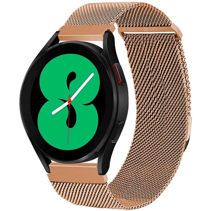 imoshion Milanees magnetisch bandje - Universeel 20 mm aansluiting - Maat S - Rosé Goud