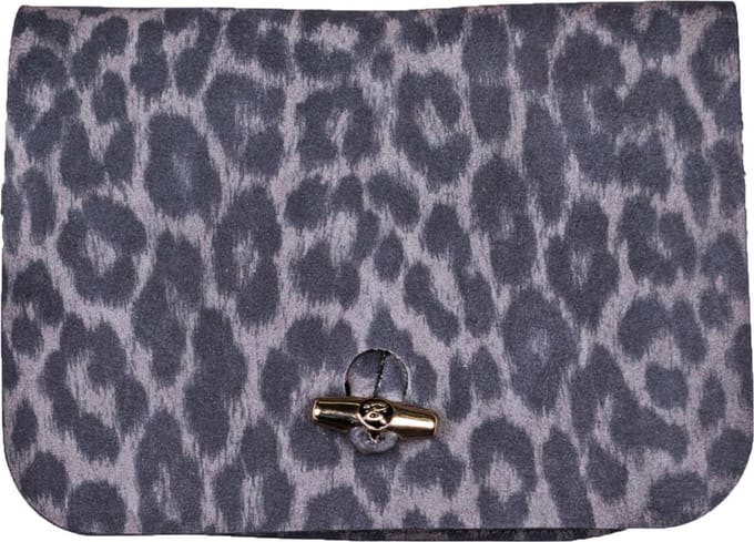 b.belt Leren Gordeltas Leony Beltbag Anthracize / Black Grijs Veelkleurig