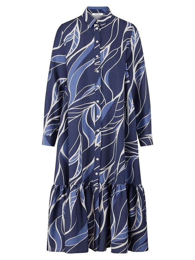 Jurk Van Peter Hahn blauw