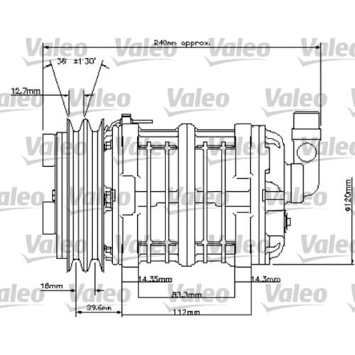 Airco-compressor VALEO 815800