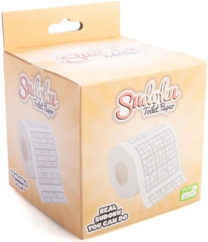 Sudoku Puzzel Toiletpapier Nieuwigheid Rol