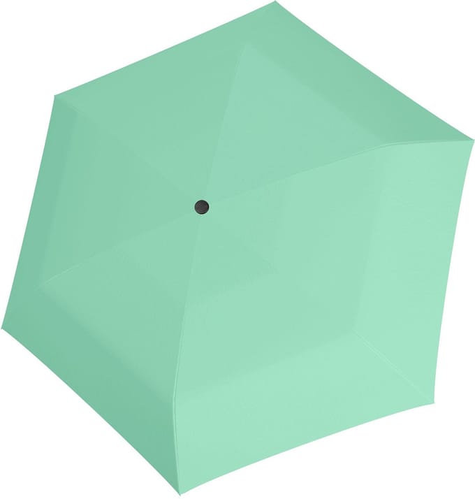 Doppler Fiber Mini Compact Zak paraplu 16 cm - 93cm Diameter - minit green
