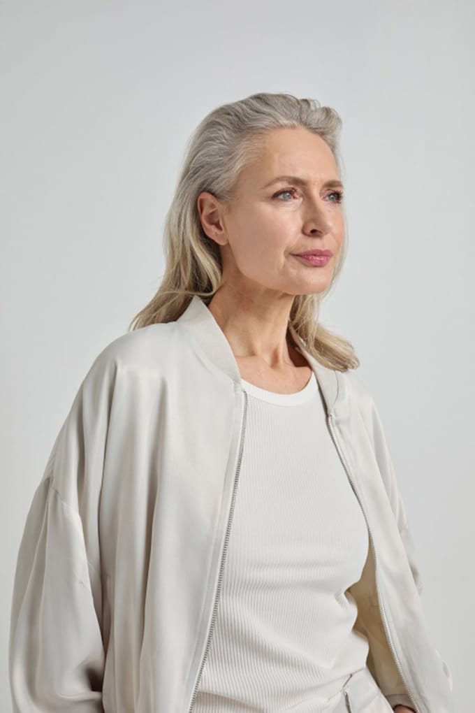Josephine & Co Joel Jacket Light Grey Taglia: 36 | Bomber Outlet | Donna | Grigio