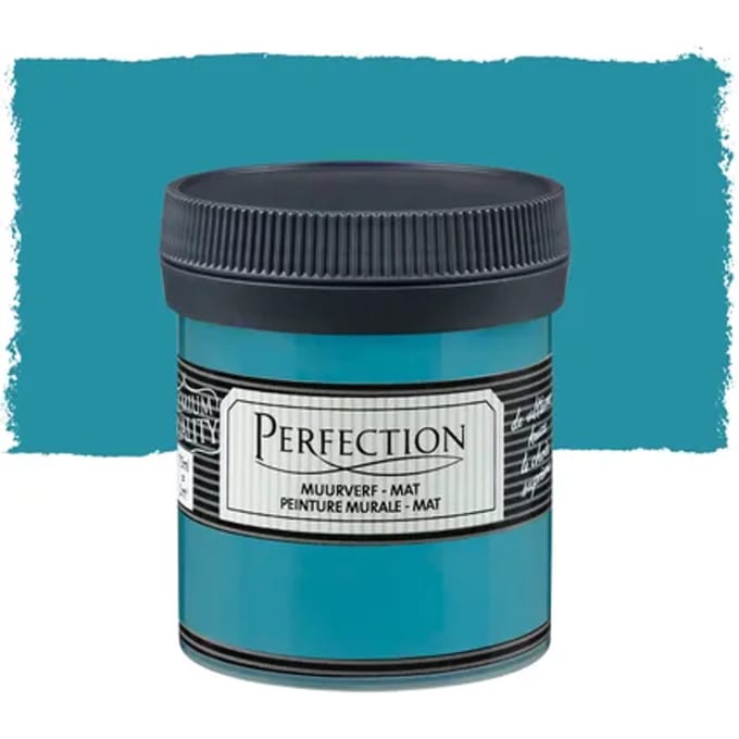 Perfection Ultradekkend Verftester - Mat - Lagune Blauw - 75ml