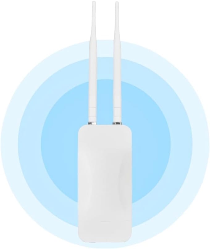 CLVP® WiFi Versterker Stopcontact – Dual Band WiFi Booster – Internet Range Extender – Max