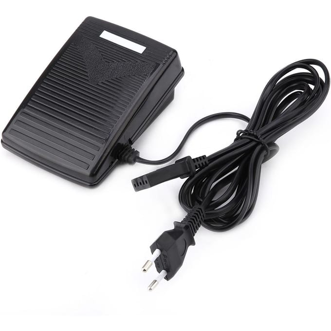 Pédale de commande de vitesse pour machine à coudre SINGER 44114423 EU Plug gray