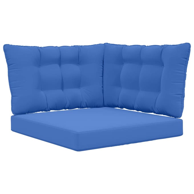 vidaXL - Buitenbankkussen - Polyester - Koninklijk - Blauw - 68,5 - x - 68,5 - cm