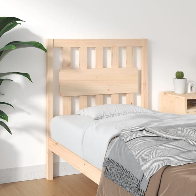 vidaXL - Hoofdbord - 80,5x4x100 - cm - massief - grenenhout