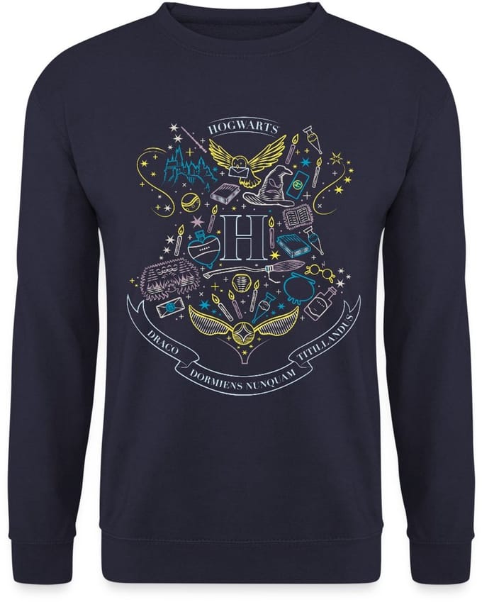 Harry Potter Hogwarts onderdelen Sweater Heren
