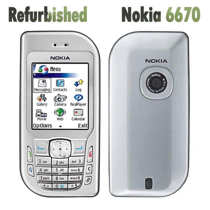 Gereviseerde Nokia Originele Nokia 6670 Mobiele Telefoon Simple Set